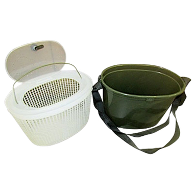 Кан для живцов объем 8л. КО-8 32х22х21см Три Кита Серый