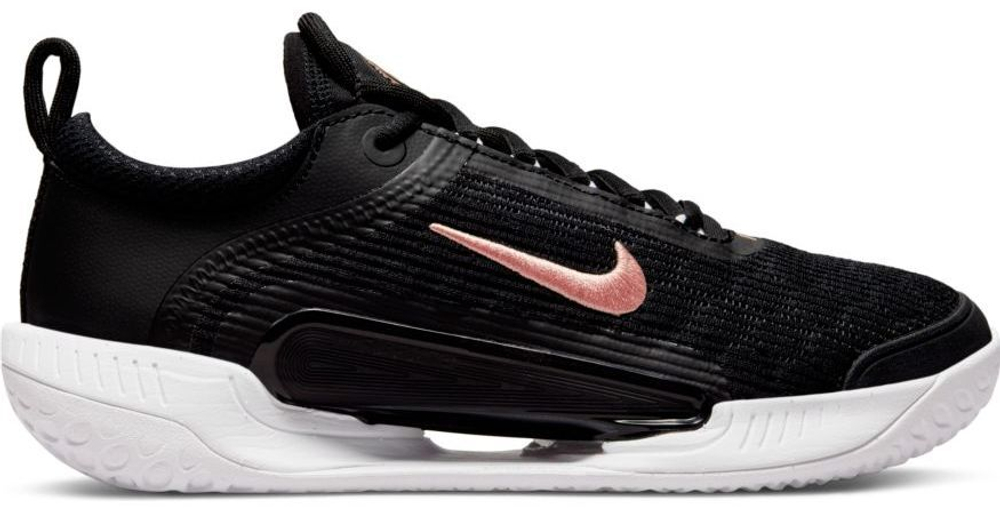 Женские Кроссовки теннисные Nike Zoom Court NXT W - black/metalic red bronze/white