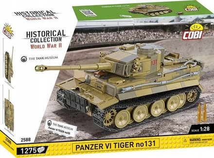 Конструктор пластиковый Cobi Panzer VI Tiger no131 - Танк Тигр №131 - 1275эл. - Коби 2588