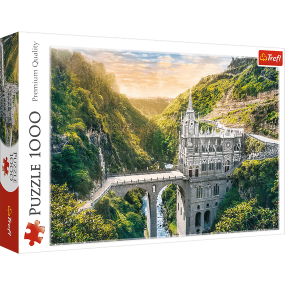 Puzzle &quot;1000&quot; - Las Lajas Sanctuary, Colombia