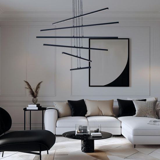 CL203261 Стиг Черный Люстра Подвесная