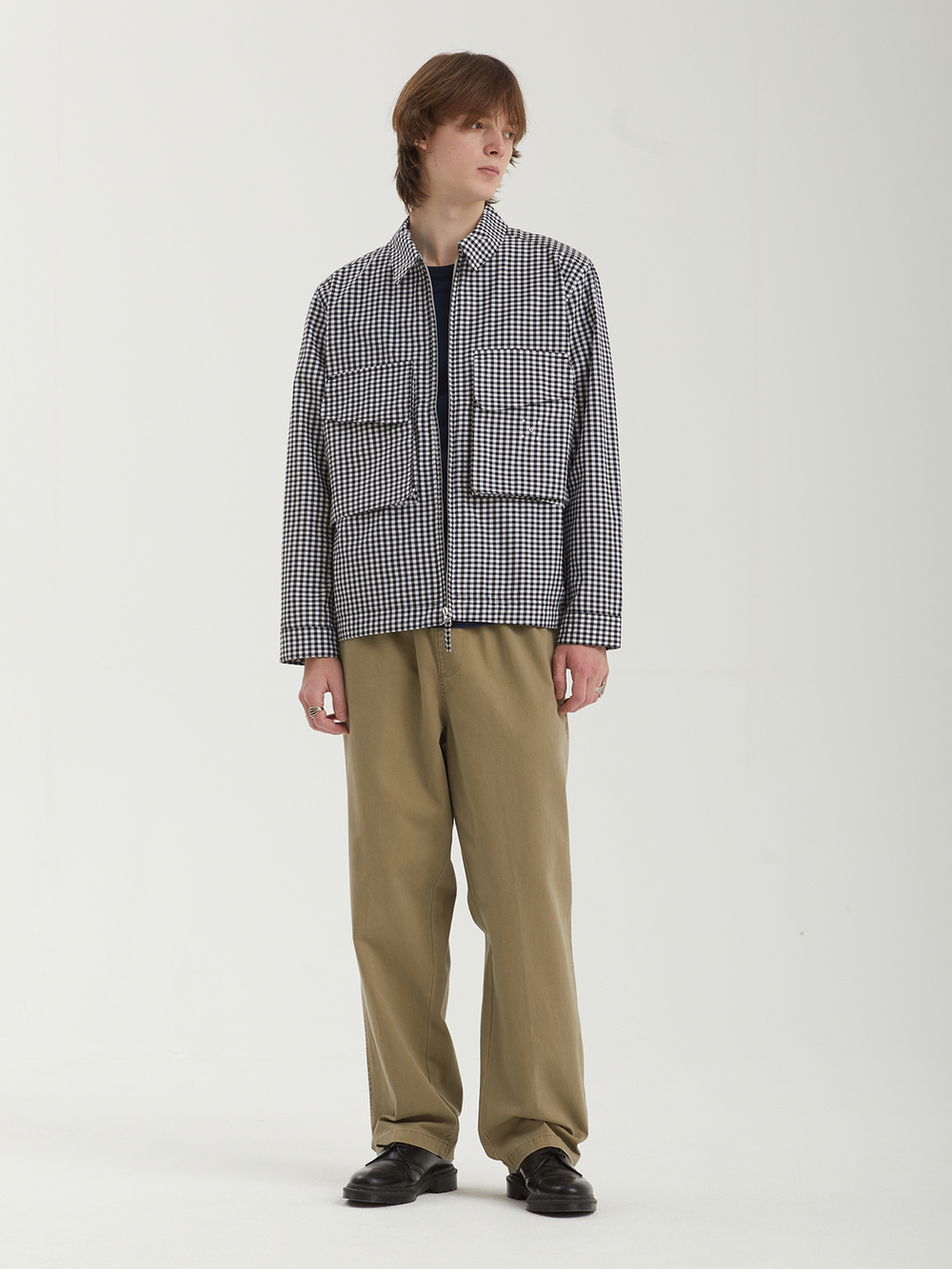 Мужская Рубашка Gingham Boxer