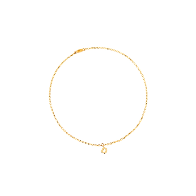 Вечный браслет Персонализация с Буквой – Золото