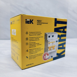 Диффавтомат IEK KARAT АД12 2P