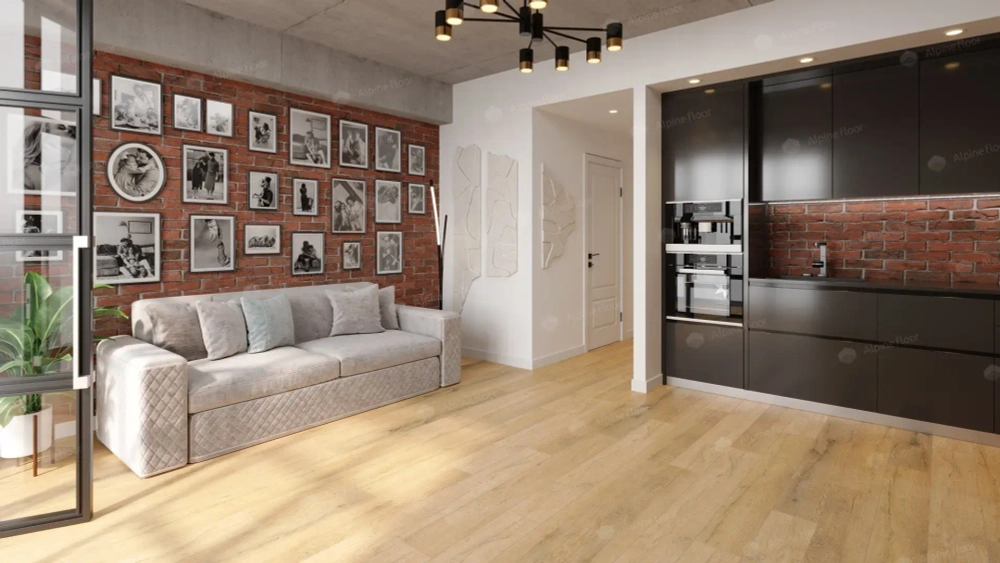 SPC ламинат Alpine Floor Дуб медовый ABA