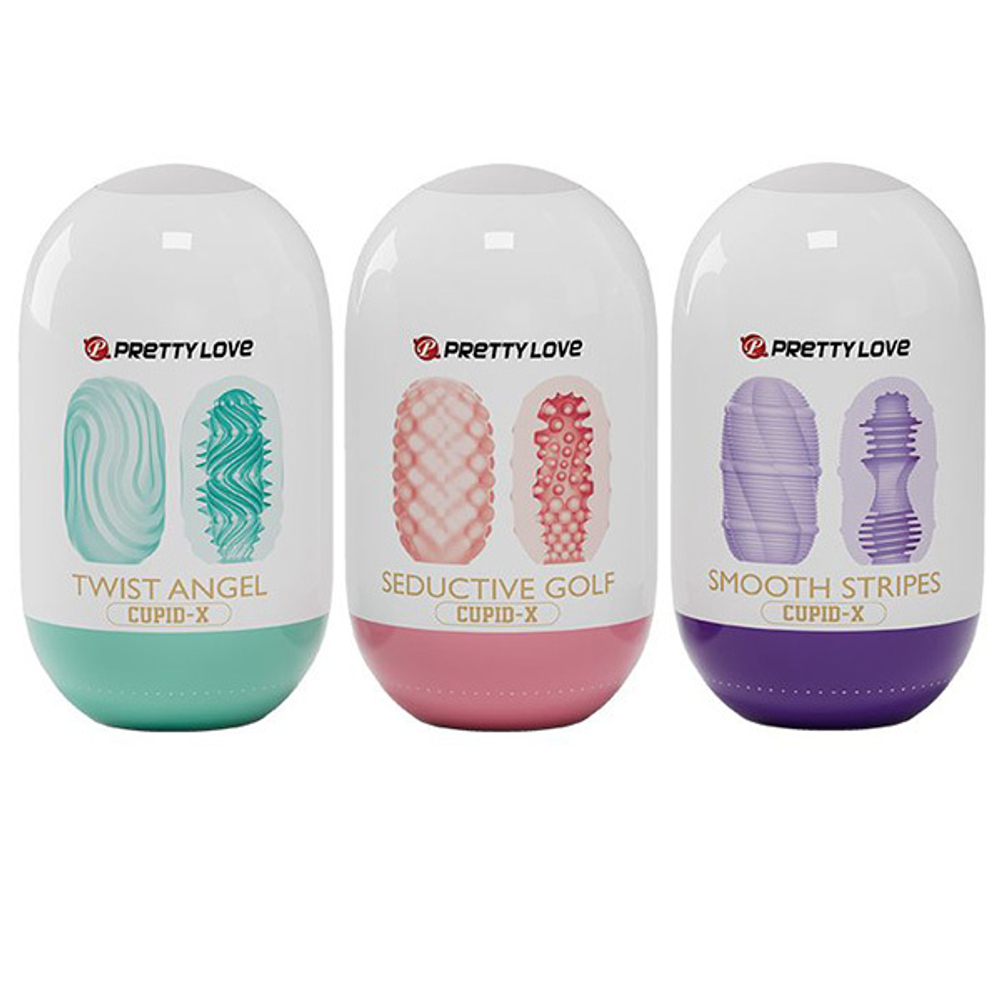 Набор из 18 мастурбаторов 10см Pretty Love Take Me for Fun BI-014931H