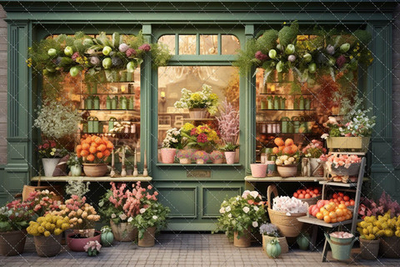 ВИТРИНА цветы №2 фон неопреновый