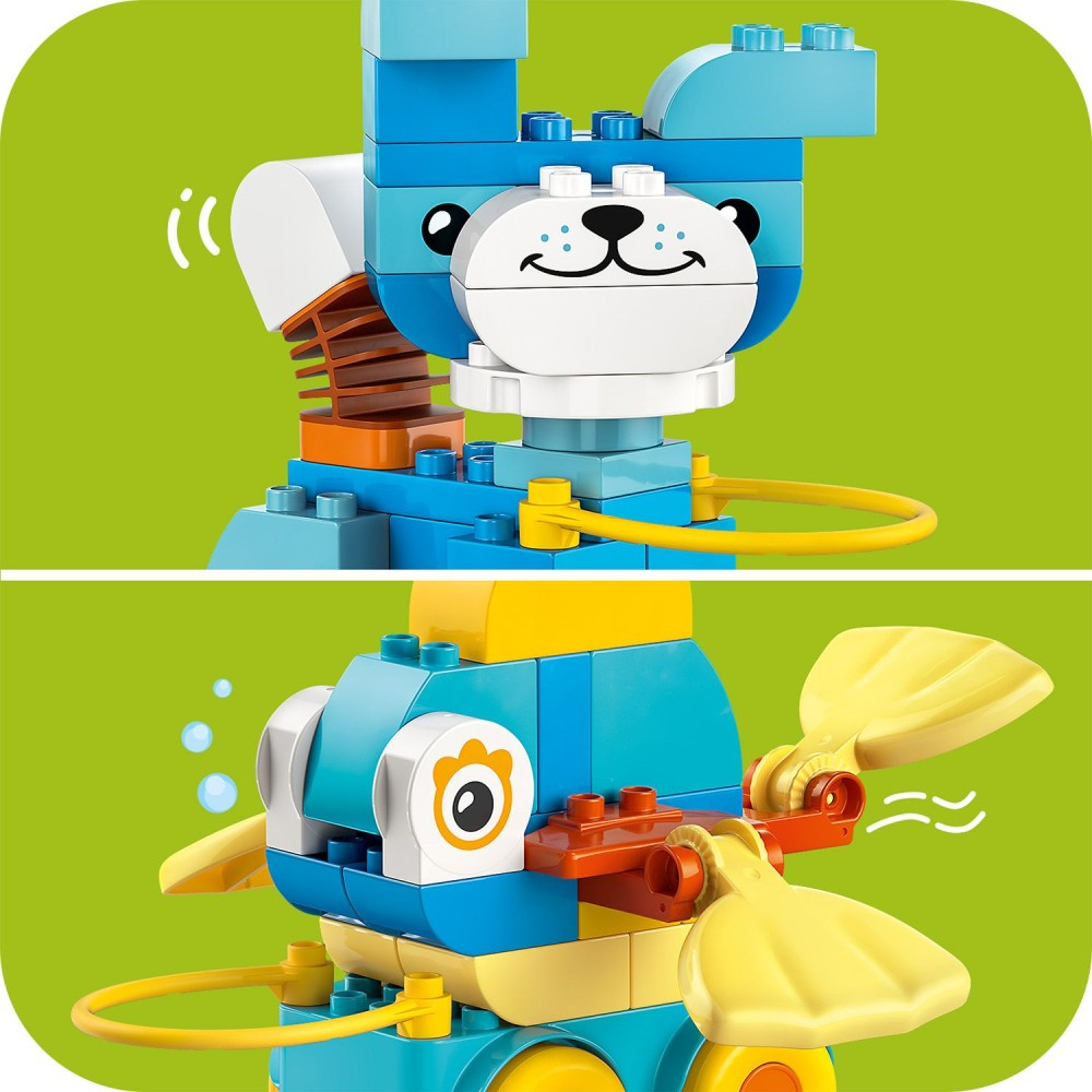 Конструктор LEGO DUPLO 10448 Зверушки на колёсах 3 в 1 — фото 11