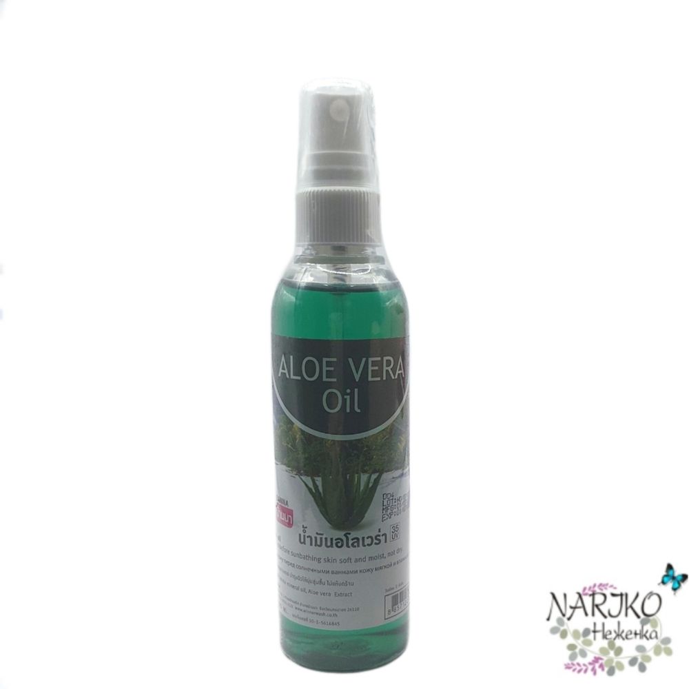 Масло для тела массажное Алоэ Вера BANNA Aloe Vera Oil, 120 мл.