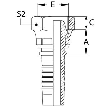 Фитинг DN 20 DK (Г) 30x2 (накидная гайка)