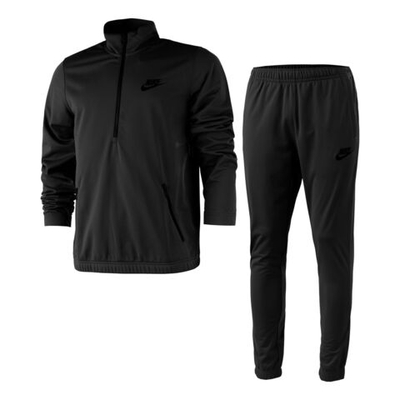 Мужские теннисные Костюмы Nike Sportswear Sport Essentials Basic Tracksuit Men - Black