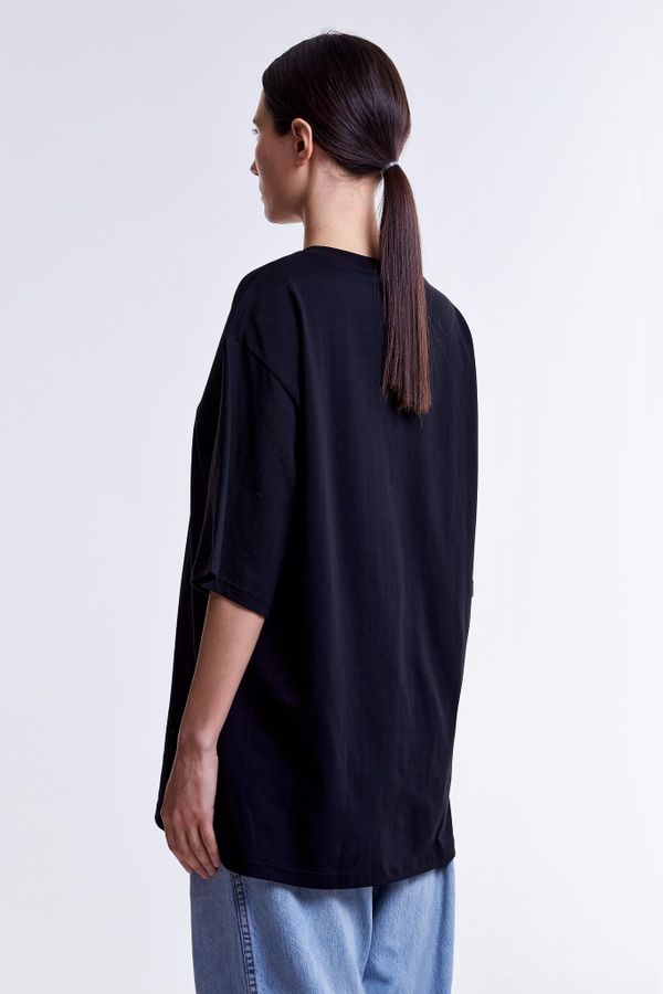 Футболка Ландыш Черная - фото 4