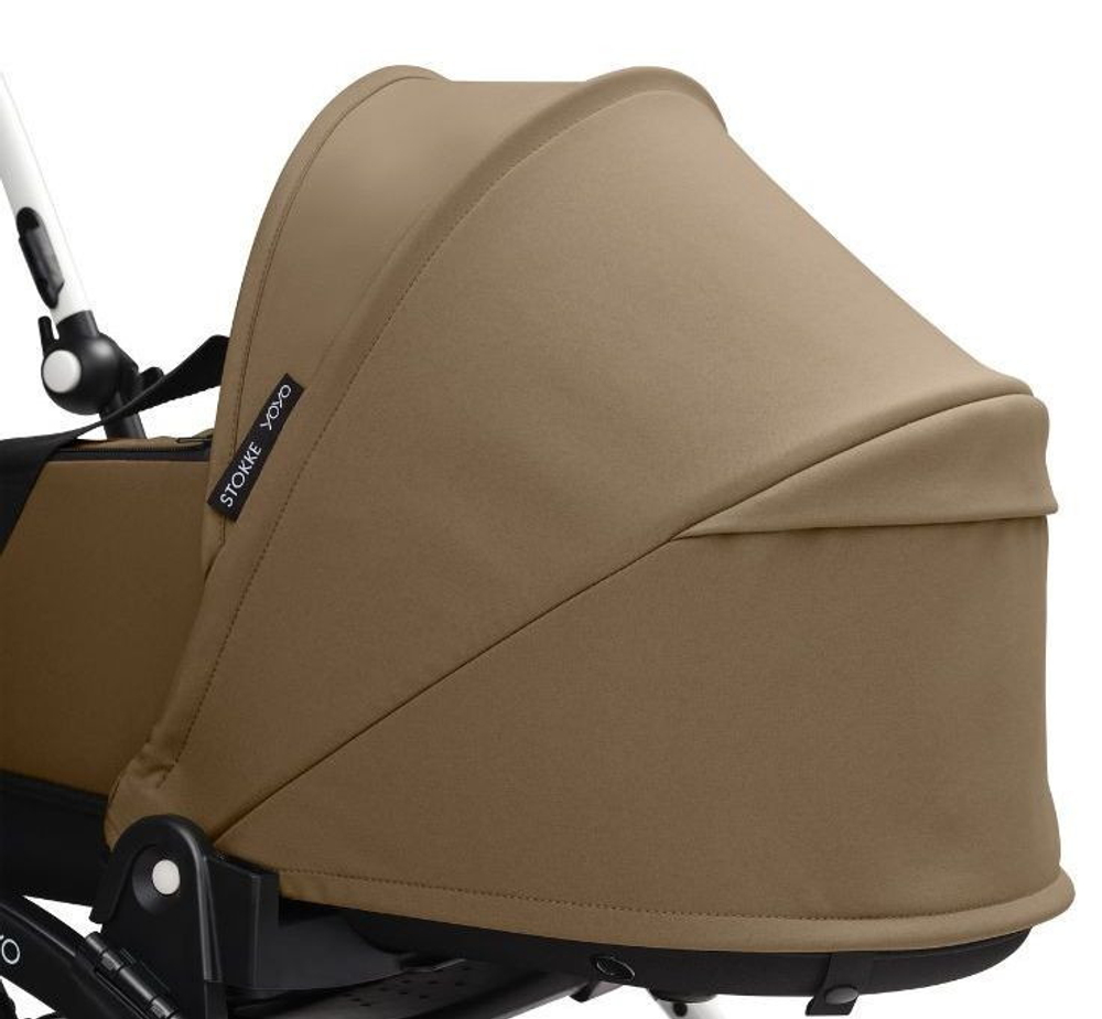 Коляска Stokke YOYO3 Newborn Shell рама чёрная Black 2 в 1 Toffee