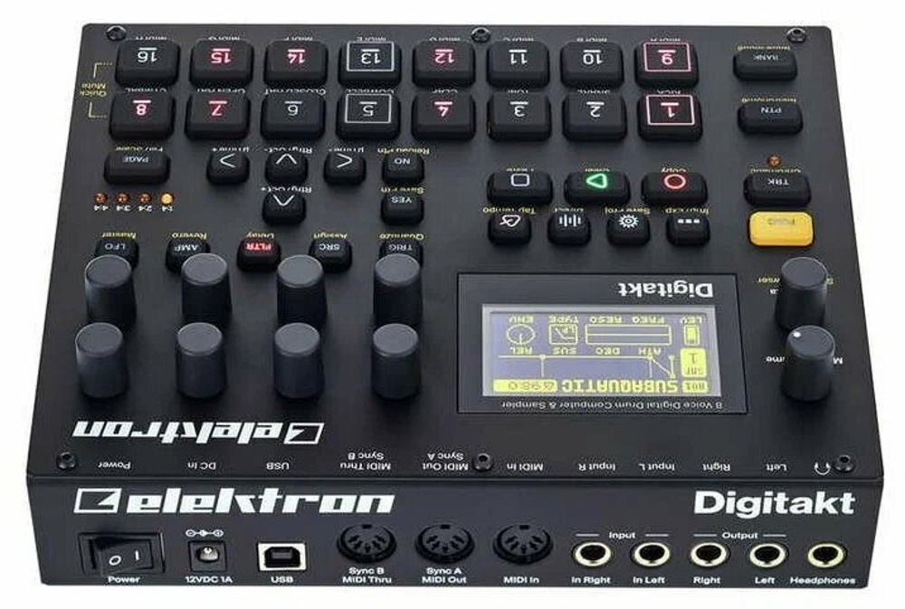 Драм-машина и сэмплер Elektron Digitakt