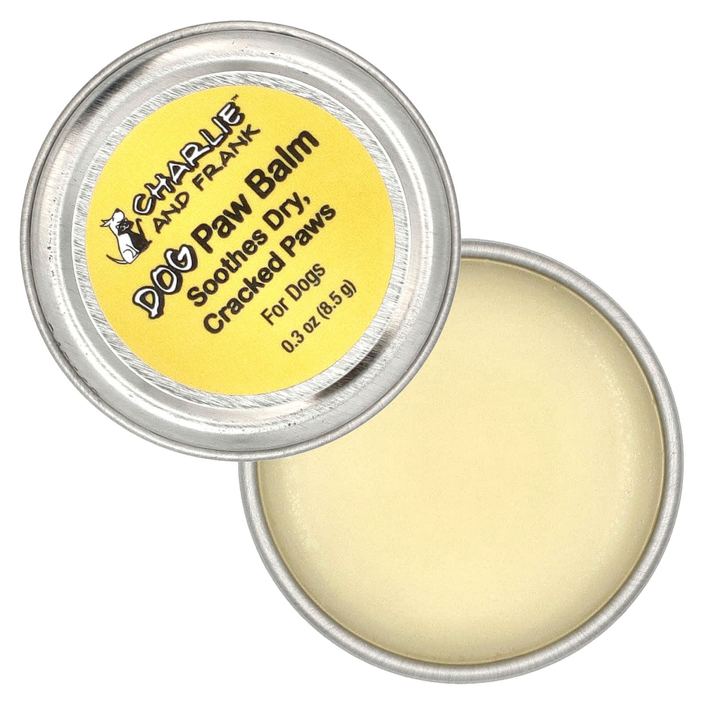 Charlie and Frank, набор бальзамов для собак, для лап, кожи и носа, 3 баночки по 8,5 г (0,3 унции)