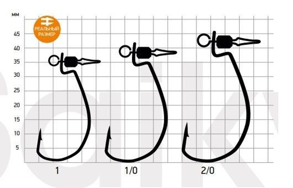 Крючки для рыбалки Saikyo BS-2330 Drop Shot BN