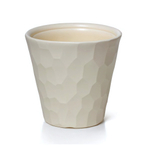 Кашпо ROCKA 2в1 (с технол горшком) (d-34,5 h-32,1 v-19) кремовый