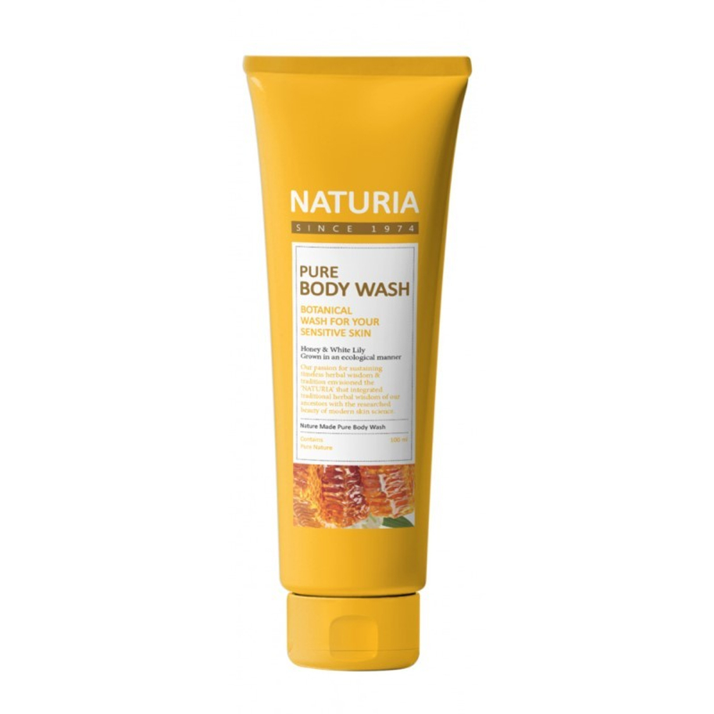 Гель для душа Evas Naturia Pure Body Wash Honey and White Lily Мед и Белая лилия 100 мл