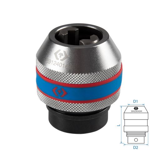 KING TONY (39124016M) Держатель метчика М20-М27, 1/2"