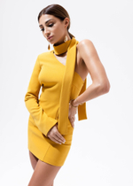 mini dress with a choker