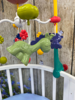 201030461/Муз.карусель на бат., пульт упр., проэктор,свет. и звук, регулир. громк.,в/к 37*36*12/12