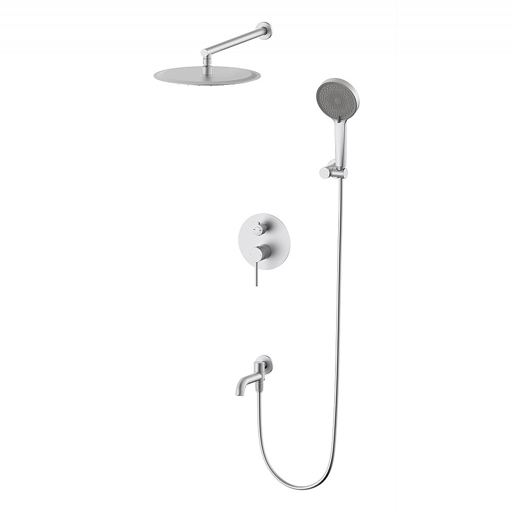 Душевая система встраиваемая WONZON & WOGHAND STICK WW-88939017-BN никель брашированный