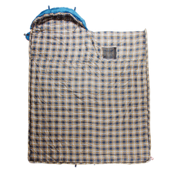 Спальный мешок одеяло BTrace Duvet 230*80 (0/-15) L серый/синий