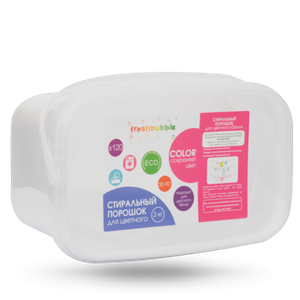 Стиральный порошок для цветного белья Freshbubble, 3кг