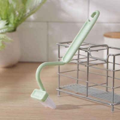 Щётка с изогнутой ручкой для чистки труднодоступных мест - 20 см.