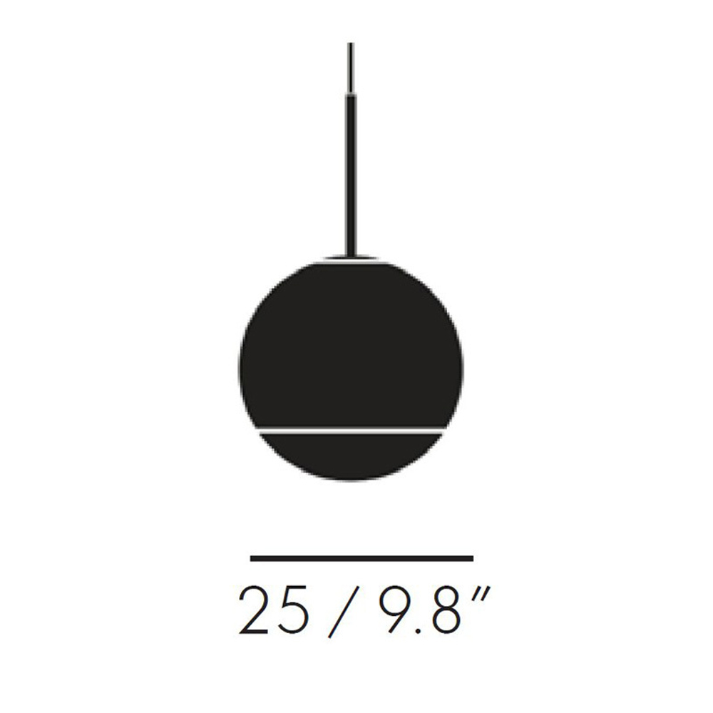 Подвесной светильник Mirror Ball 25 chrome