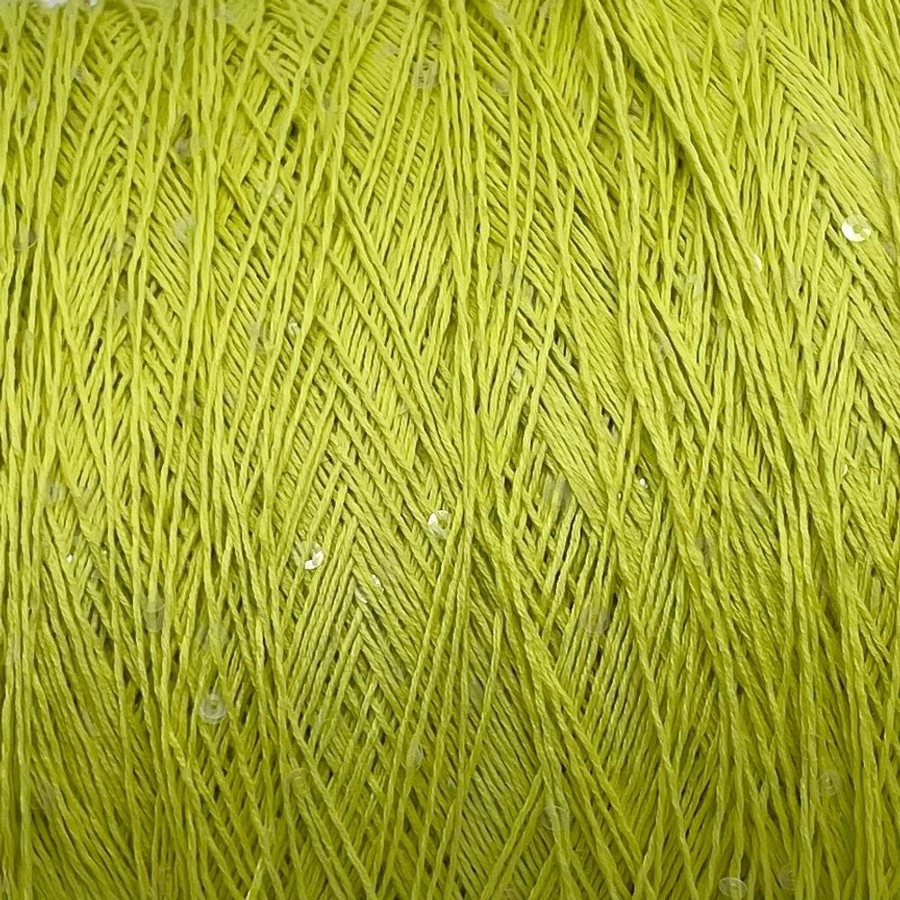 Пряжа пайетки на бобине (200 гр) FILATI ITALIANA 100% хлопок+пайетки