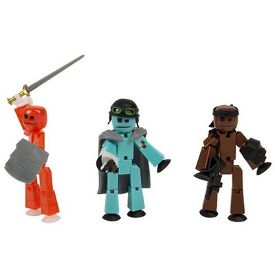 Фигурки Stikbot, Off the Grid Striker, 3 шт, TST614S