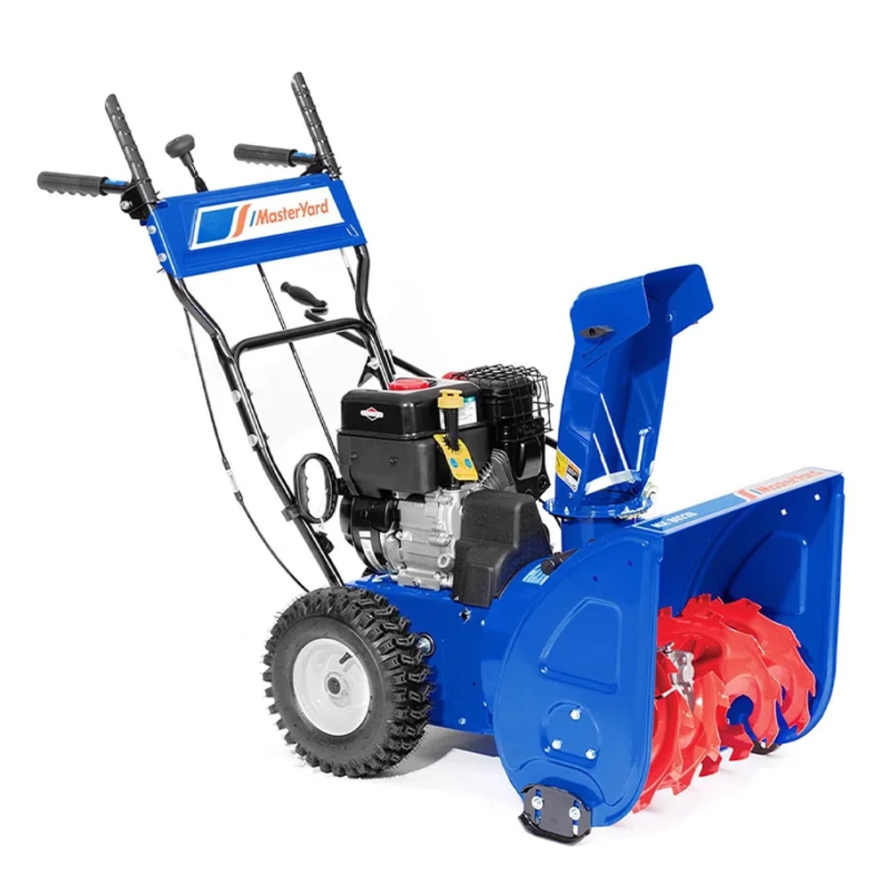 MasterYard MX8022B снегоуборщик бензиновый 6.5 л.с, ковш 56 см, выброс 12 м, 5 вперед/2 назад