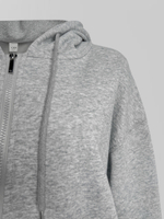 Спортивный костюм Yan Design 7058 из укороченной толстовки на молнии и широких штанов