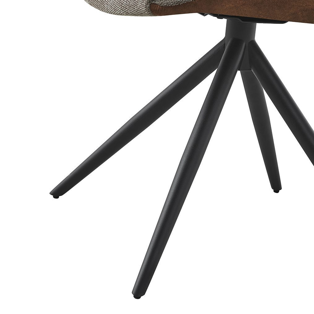 Стул DC2346 серый/ коричневый