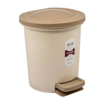 Контейнер для мусора с педалью Vogue 6 л кофейный