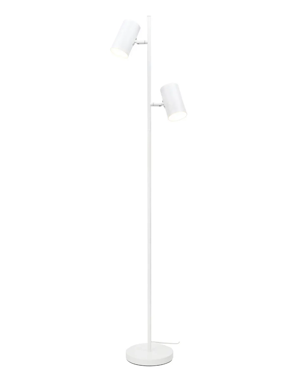 Торшер напольный современный с двумя плафонами