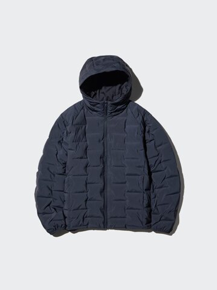 UNIQLO Куртка PUFFERTECH, темно-синий