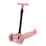 Кикборд эконом самокат детский 3 х колесный, со светом