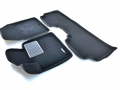 Коврики салона для KIA Sorento Prime (2015-) Euromat 3D Business черные. Арт. EMC3D-002925