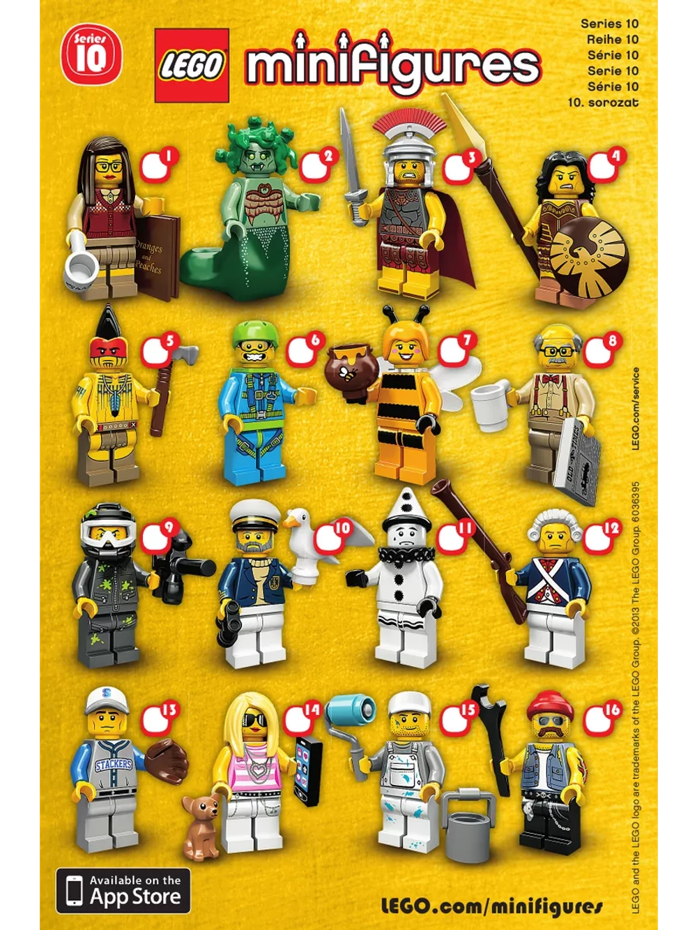 LEGO Minifigures Series 10 71001 Минифигурки