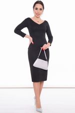 Платье "Аделаида" (блэк) П3238 LT Collection (Акция)