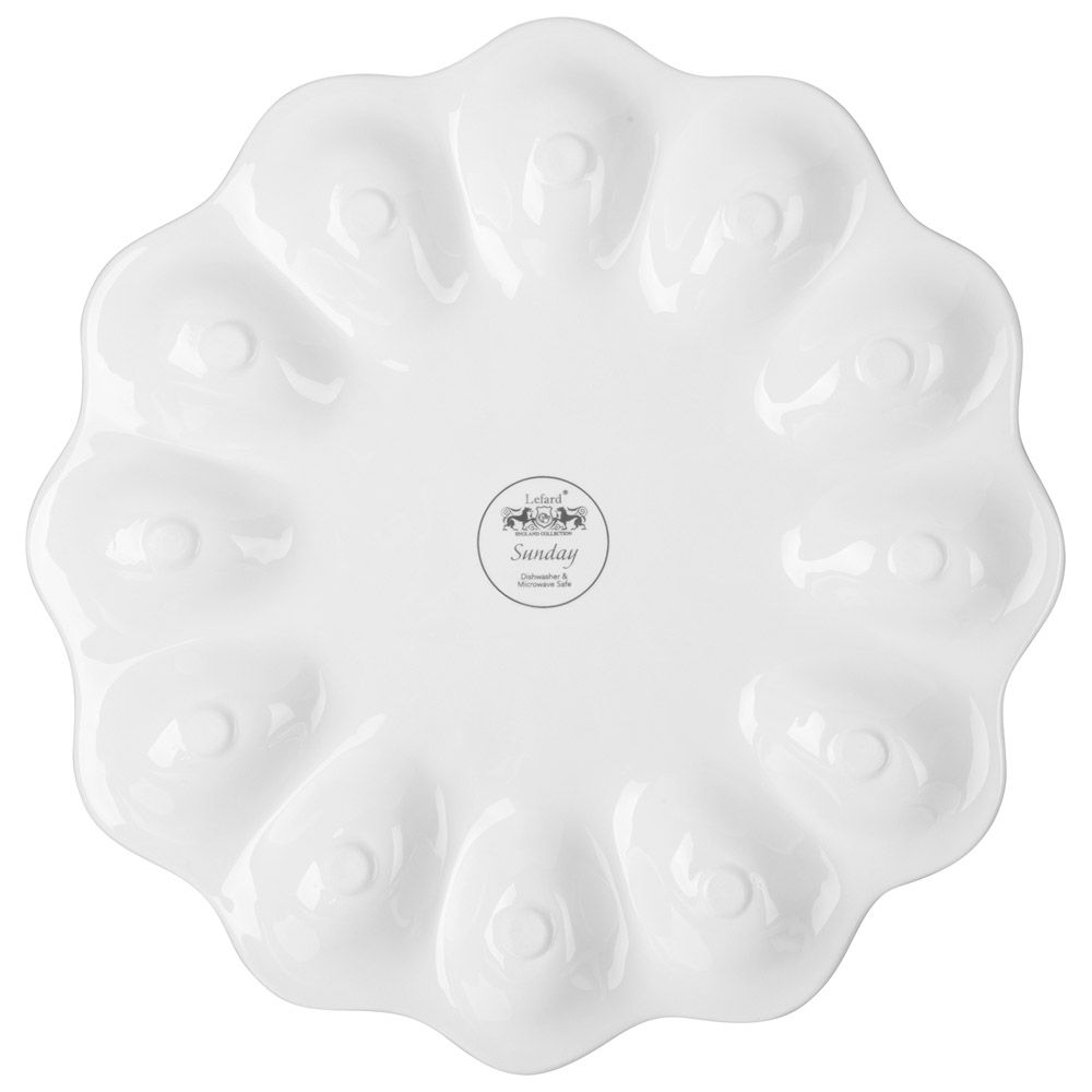 БЛЮДО ДЛЯ 12 ЯИЦ LEFARD "SUNDAY" 27,5*2 СМ