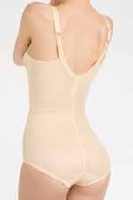 Корсетное боди средней степени коррекции (Размер: 34DD) (Цвет: бежевый)