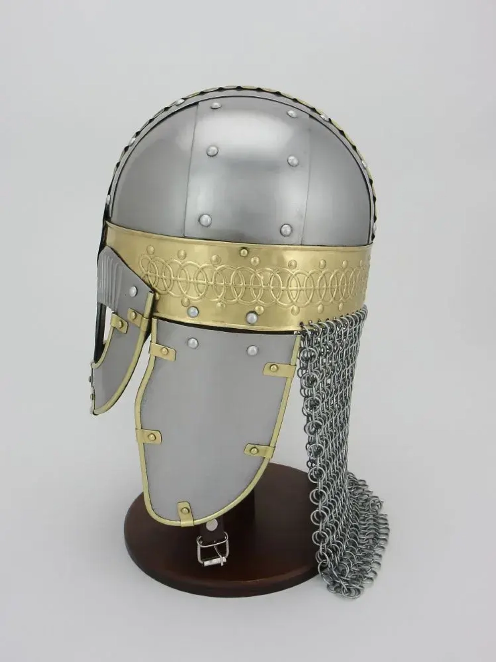 Шлем Викингов "Волк" с кольчужной защитой TN-24-4133