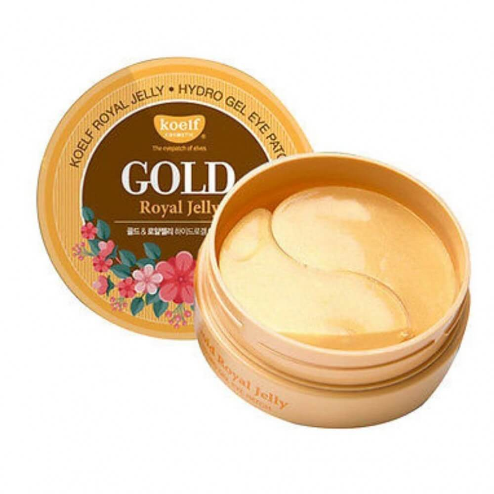 Гидро-гелевые патчи с золотом и маточным молочком Petitfee Koelf Gold & Royal Jelly Eye Patch