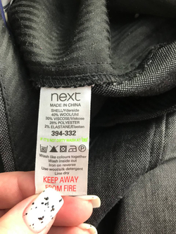 Брюки Next для офиса, маркировка 32, визуально на 50 размер