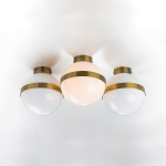 812111 Люстра GLOBO 1х40W E14 БРОНЗА/БЕЛЫЙ