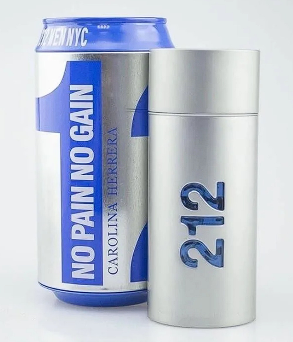 Carolina Herrera 212 Men Nyc No Pain No Gain 100 мл (duty free парфюмерия)
