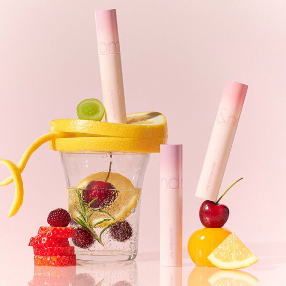 Сочный стойкий глянцевый тинт для губ Rom&Nd Juicy Lasting Tint #31 Bare Apricot, 5.5гр